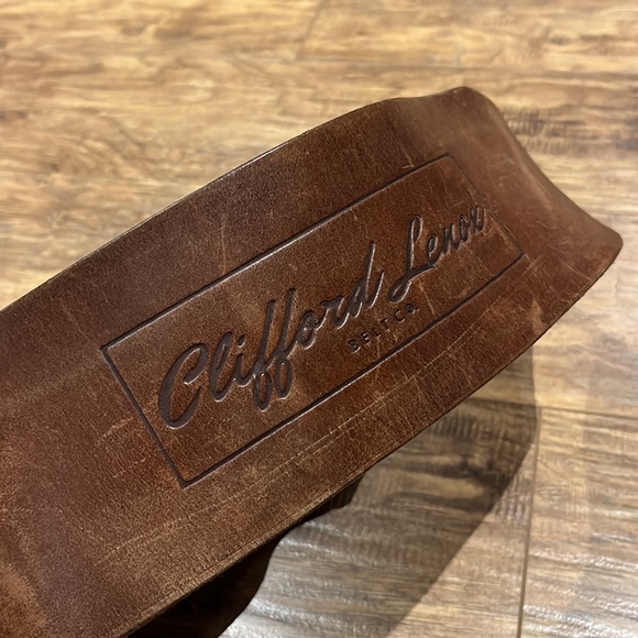 Clifford Lenox THE ORIGINAL // LEATHER LIFTING BELT // BROWN - Picture 11 of 13